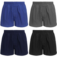 Load image into Gallery viewer, Falari 4-Pack Men's Boxer Underwear 100% Cotton Premium Quality 368-11