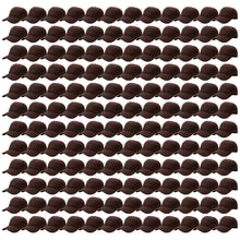 Load image into Gallery viewer, 144-Pack Baseball Dad Cap Velcro Strap Adjustable Size - Brown