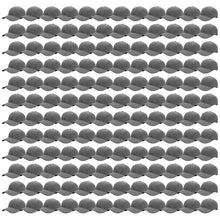 Load image into Gallery viewer, 144-Pack Baseball Dad Cap Velcro Strap Adjustable Size - Dark Gray