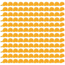 Load image into Gallery viewer, 144-Pack Baseball Dad Cap Velcro Strap Adjustable Size - Gold