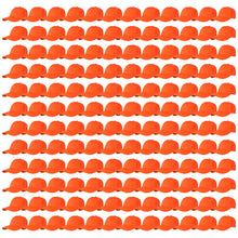 Load image into Gallery viewer, 144-Pack Baseball Dad Cap Velcro Strap Adjustable Size - Orange