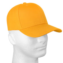 Load image into Gallery viewer, 12-Pack Baseball Dad Cap Velcro Strap Adjustable Size - Gold