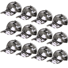 Load image into Gallery viewer, 12-Pack Baseball Dad Cap Velcro Strap Adjustable Size - Gray Camo