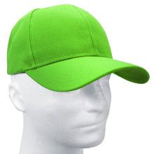 Load image into Gallery viewer, 12-Pack Baseball Dad Cap Velcro Strap Adjustable Size - Light Green