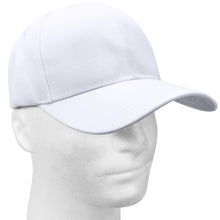Load image into Gallery viewer, 144-Pack Baseball Dad Cap Velcro Strap Adjustable Size - White