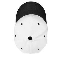 Load image into Gallery viewer, 144-Pack Baseball Dad Cap Velcro Strap Adjustable Size - White/Black