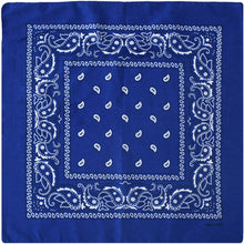 Load image into Gallery viewer, 12-Pack Bandana Headband - Royal Blue