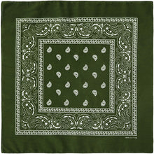Load image into Gallery viewer, 12-Pack Bandana Headband - Olive Green