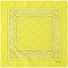 Load image into Gallery viewer, 12-Pack Bandana Headband - Yellow