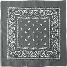 Load image into Gallery viewer, 12-Pack Bandana Headband - Dark Gray