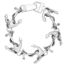 Load image into Gallery viewer, Anchor Magnetic Closured Bracelet
