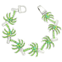 Load image into Gallery viewer, Palm Tree Magnetic Closured Bracelet
