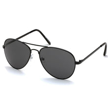 Load image into Gallery viewer, Aviator Sunglasses Classic - Polarized - Black Frame - Grey