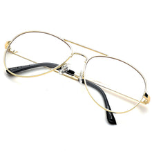 Load image into Gallery viewer, Aviator Sunglasses Classic - Non-Polarized - Gold Frame - Clear