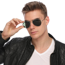 Load image into Gallery viewer, Aviator Sunglasses Classic - Polarized - Gold Frame - Dark Green