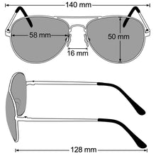Load image into Gallery viewer, Aviator Sunglasses Classic - Non-Polarized - Gold Frame - Brown