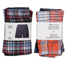 Load image into Gallery viewer, Falari 4-Pack Men's Boxer Underwear 100% Cotton Premium Quality 368-09