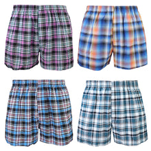 Load image into Gallery viewer, Falari 4-Pack Men's Boxer Underwear 100% Cotton Premium Quality 368-10