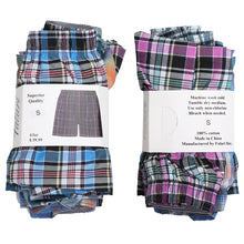 Load image into Gallery viewer, Falari 4-Pack Men's Boxer Underwear 100% Cotton Premium Quality 368-10