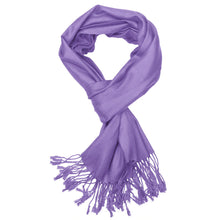 Load image into Gallery viewer, Women's Soft Solid Color Pashmina Shawl Wrap Scarf - Lavender
