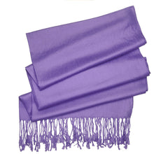 Load image into Gallery viewer, Women's Soft Solid Color Pashmina Shawl Wrap Scarf - Lavender