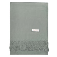 Load image into Gallery viewer, Women's Soft Solid Color Pashmina Shawl Wrap Scarf - Grey