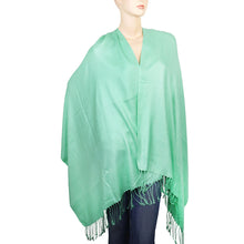 Load image into Gallery viewer, Women's Soft Solid Color Pashmina Shawl Wrap Scarf - Mint