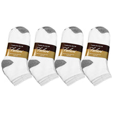 Load image into Gallery viewer, 12-Pack Men's Ultimate Cushioned Cotton Ankle Socks