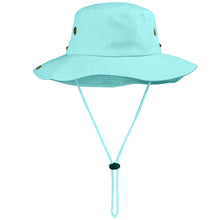 Load image into Gallery viewer, Wide Brim Boonie Hat - Aqua