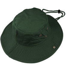 Load image into Gallery viewer, Wide Brim Boonie Hat - Dark Green