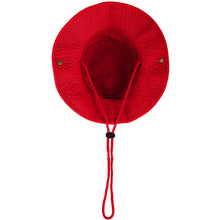 Load image into Gallery viewer, Wide Brim Boonie Hat - Red