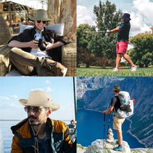 Load image into Gallery viewer, Wide Brim Boonie Hat - Black