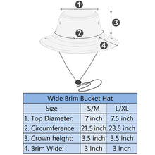 Load image into Gallery viewer, Wide Brim Boonie Hat - Black Denim