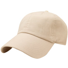 Load image into Gallery viewer, Classic Baseball Cap Soft Cotton Adjustable Size - Putty