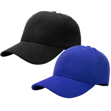 Load image into Gallery viewer, 2-Pack Baseball Dad Cap Adjustable Size Perfect for Running Workouts and Outdoor Activities