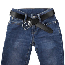 Load image into Gallery viewer, Falari Kids Leather Belts for Boys All Occasion 1" Trim to Fit - One Piece Leather Cutting
