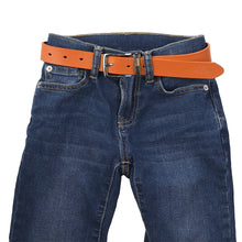 Load image into Gallery viewer, Falari Kids Leather Belts for Boys All Occasion 1" Trim to Fit - One Piece Leather Cutting