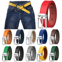Load image into Gallery viewer, Falari Kids Leather Belts for Boys All Occasion 1" Trim to Fit - One Piece Leather Cutting