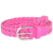 Load image into Gallery viewer, Falari Women's Leather Braided Belt 6007