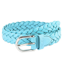 Load image into Gallery viewer, Falari Women's Leather Braided Belt 6007