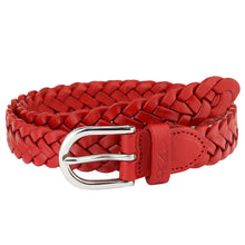 Load image into Gallery viewer, Falari Women's Leather Braided Belt 6007