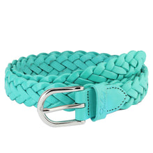 Load image into Gallery viewer, Falari Women's Leather Braided Belt 6007