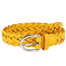 Load image into Gallery viewer, Falari Women's Leather Braided Belt 6007