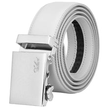 Load image into Gallery viewer, Falari Men Unisex Genuine Leather Ratchet Dress Belt Automatic Sliding Buckle