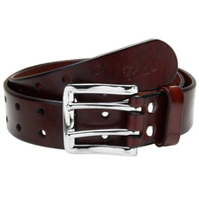 Load image into Gallery viewer, Men's Full Grain Leather Double Prong Belt